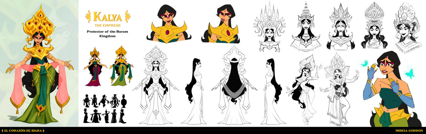 EL CORAZÓN DE IDARA It is the visual development of a 3D animation film with 2D treatment that I made as a final project in the Concept Art master's degree at Escola Joso. It is set in a magical world, inspired by Southeast Asia where gods coexist wit